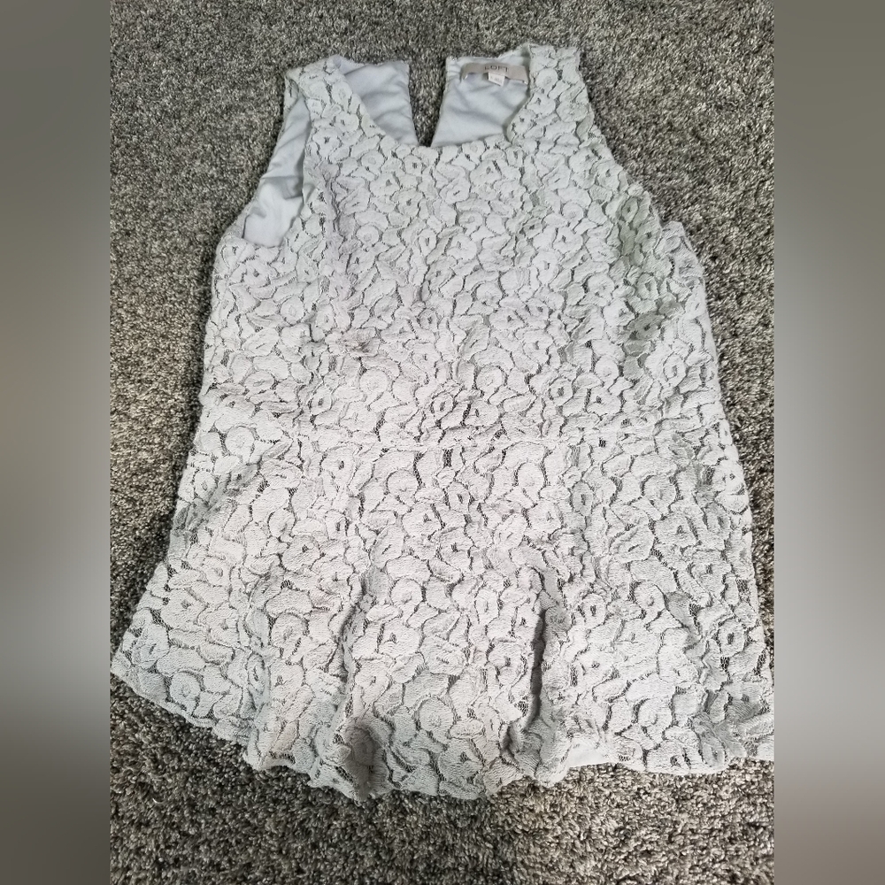 Loft lace tank top size S